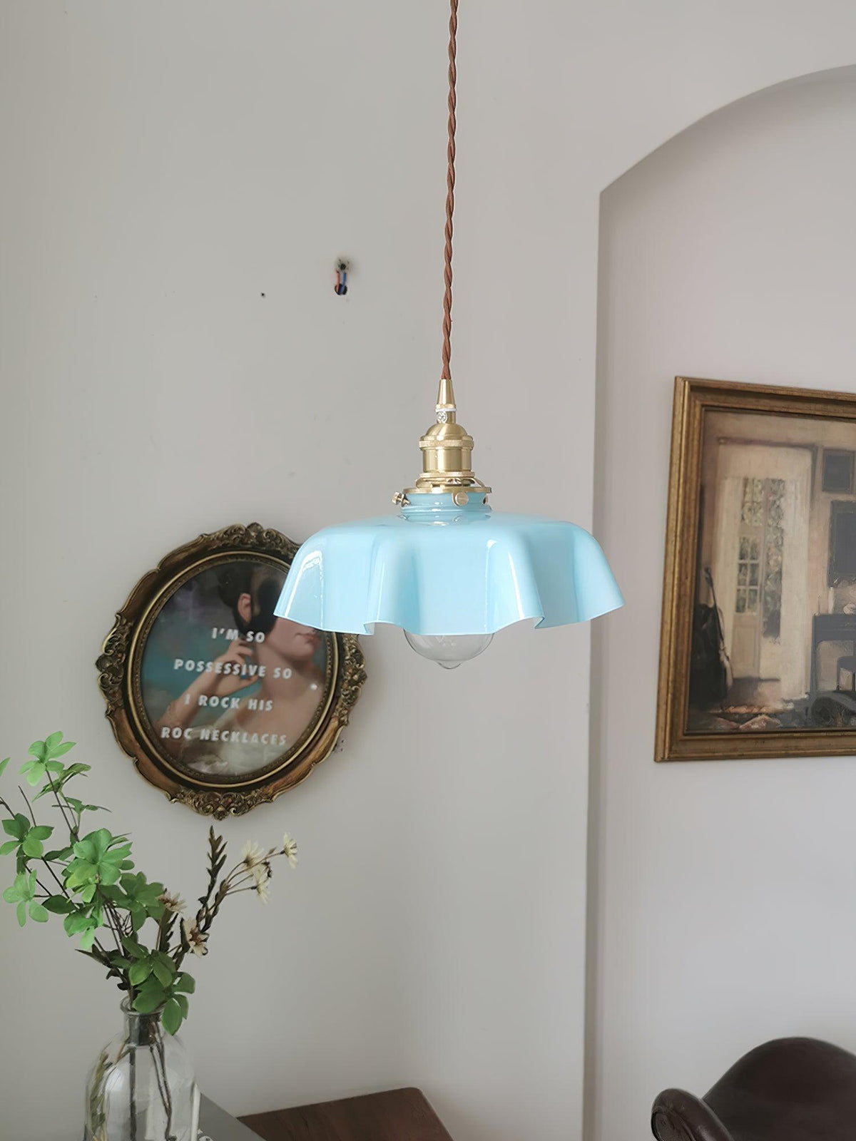 Liorivora hanglamp French Flower voor eetkamer