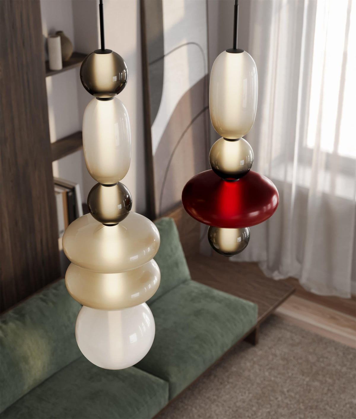 Velinian glas kroonluchter