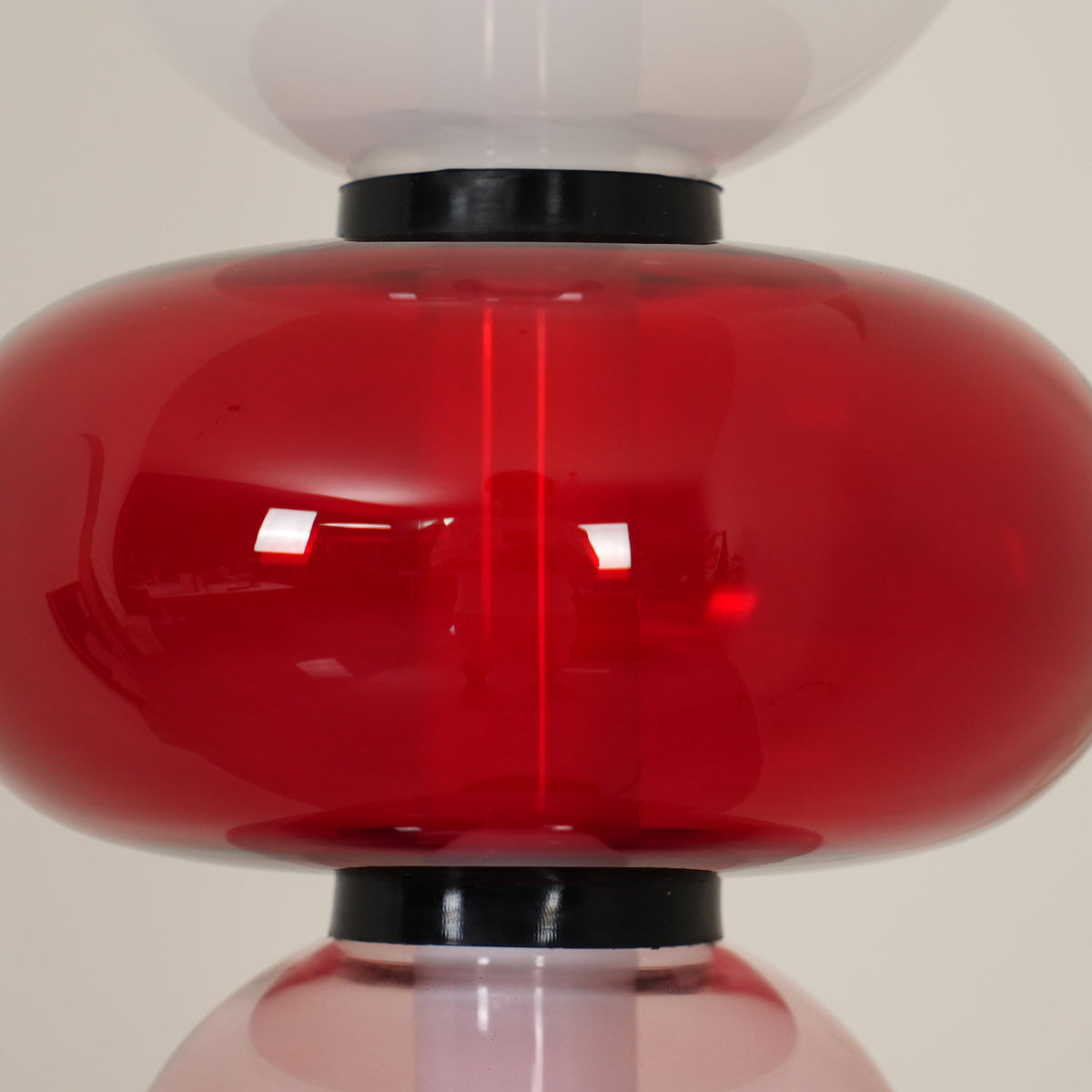 Velarelle vloerlamp met glazen bol