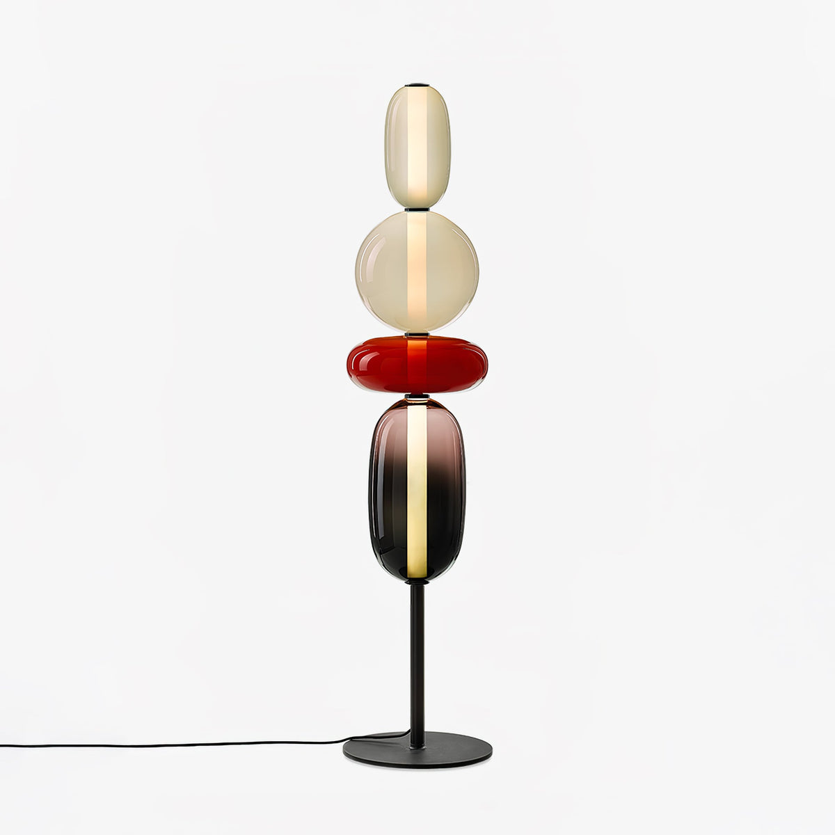 Velarelle vloerlamp met glazen bol