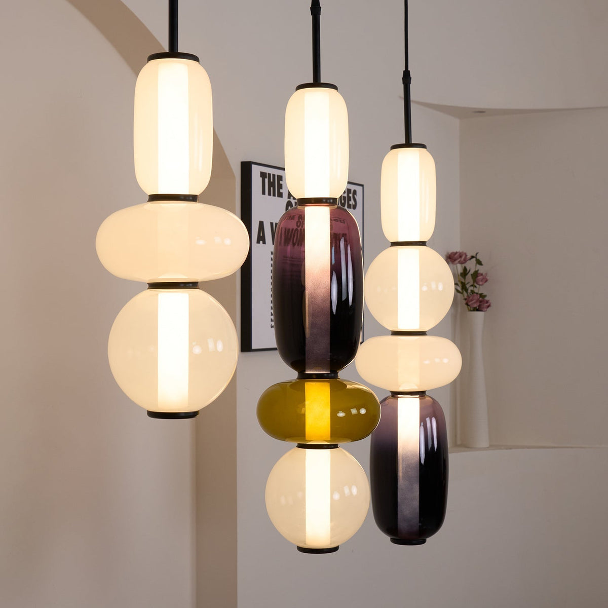 Eiriniella Candied glas hanglamp