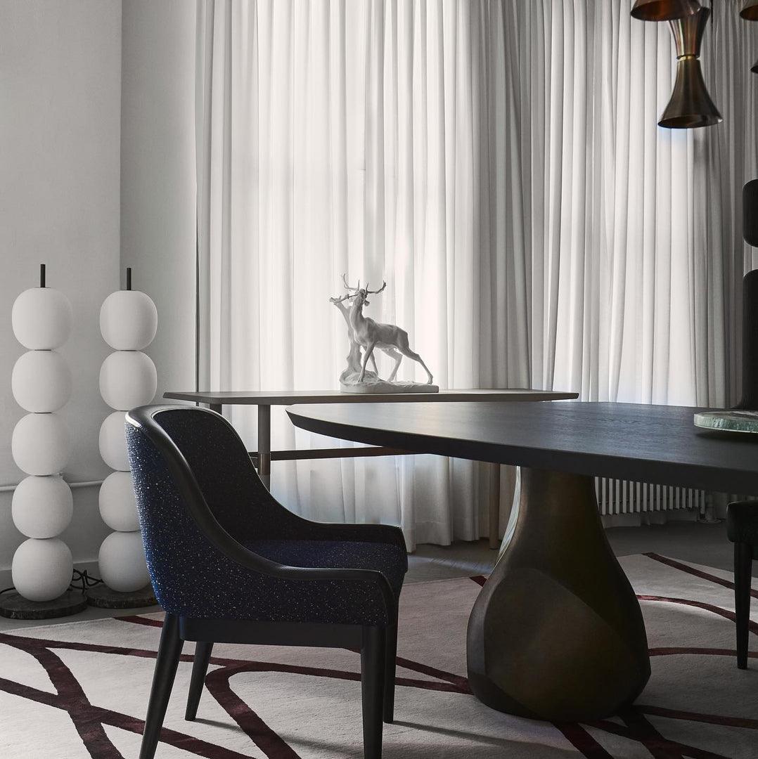 Ceni Minimalistische vloerlamp van marmer
