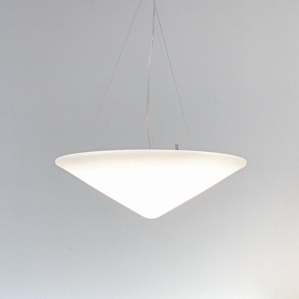 Othian hanglamp polyethyleen gekantelde hoed minimalistisch