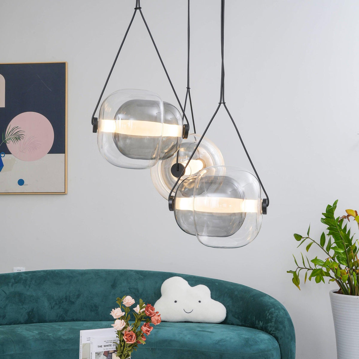 Ovexa Moderne hanglamp van glas