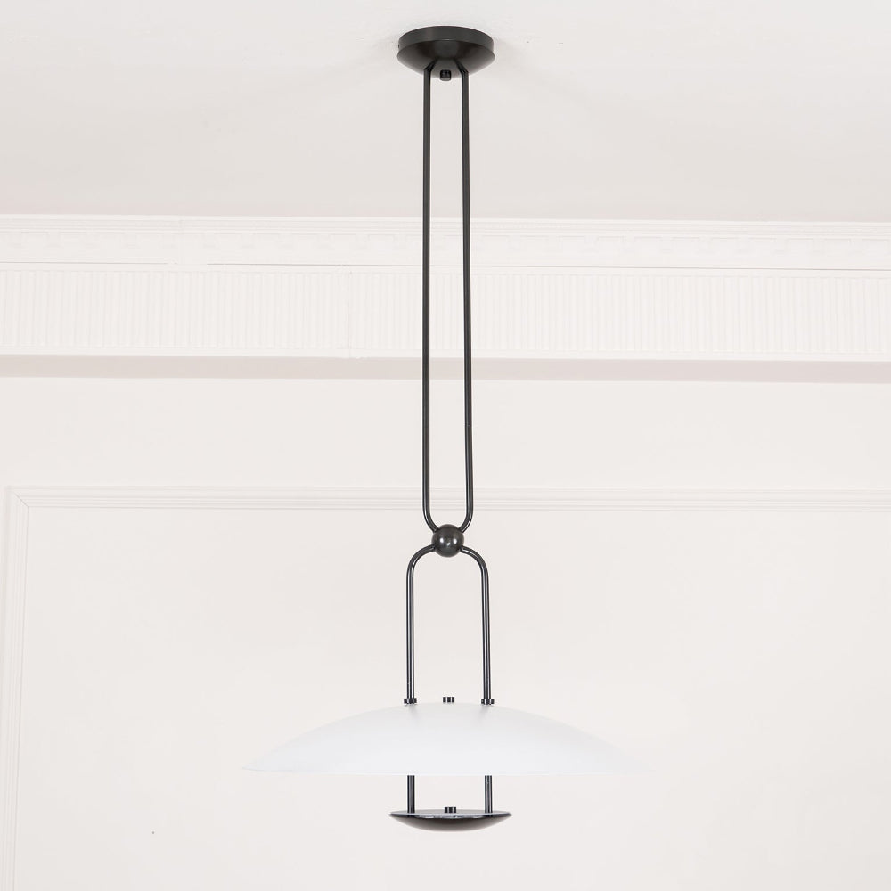 Orialette hanglamp van messing met goudkleurige afwerking