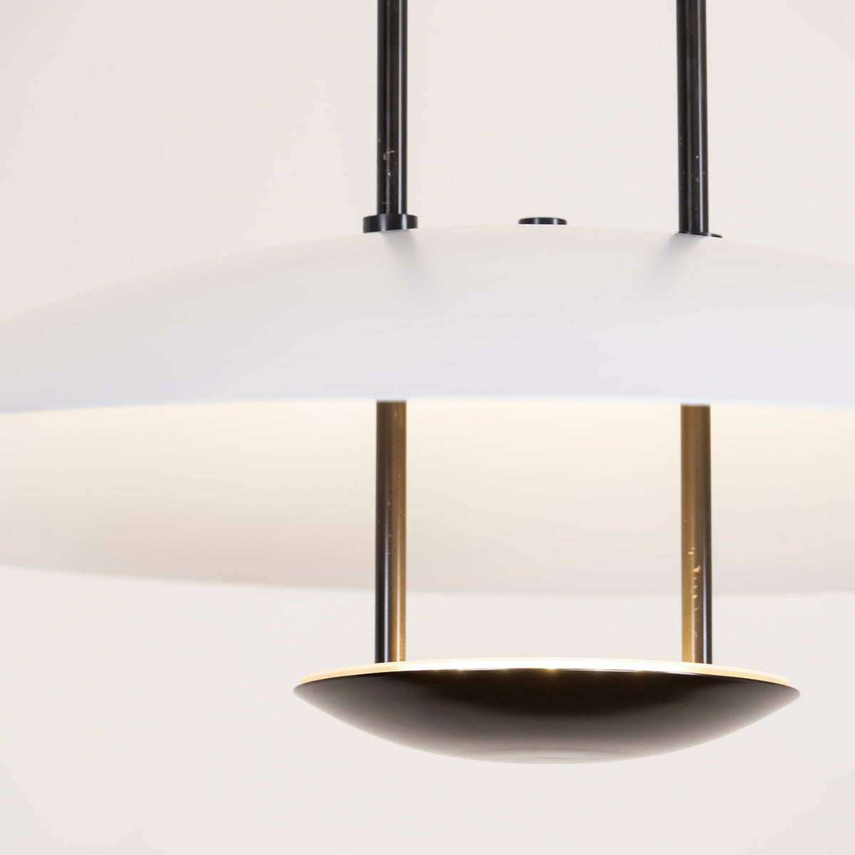 Orialette hanglamp van messing met goudkleurige afwerking