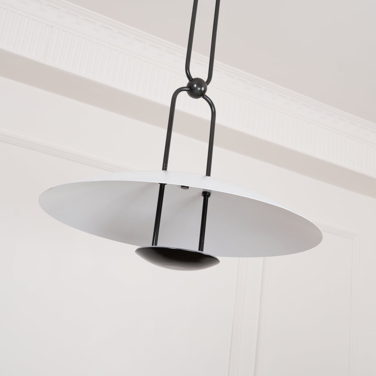 Orialette hanglamp van messing met goudkleurige afwerking