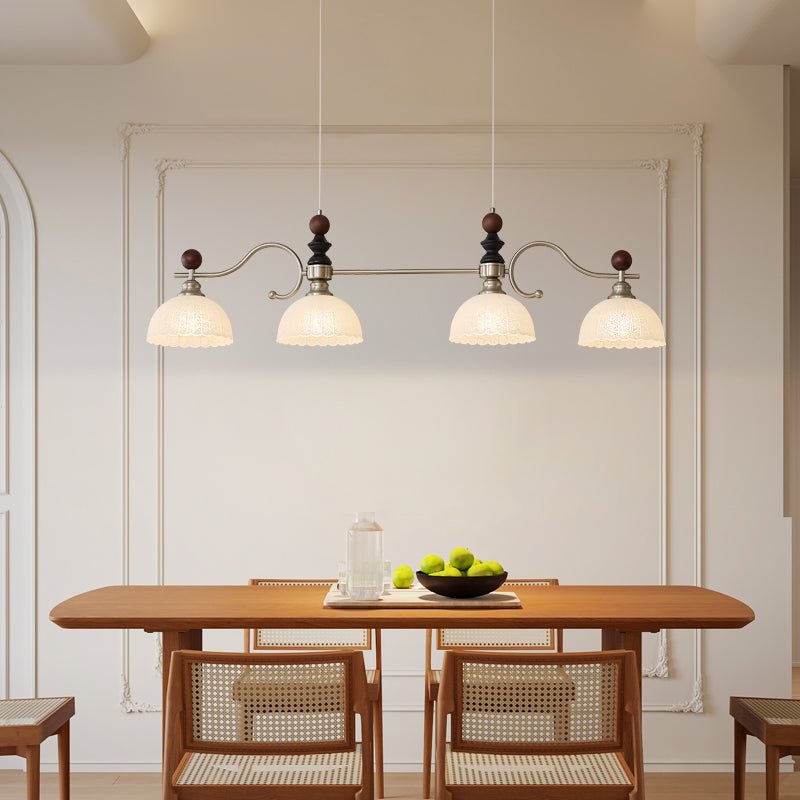 Ivvinisra elegantie Vintage Island Houten hanglamp
