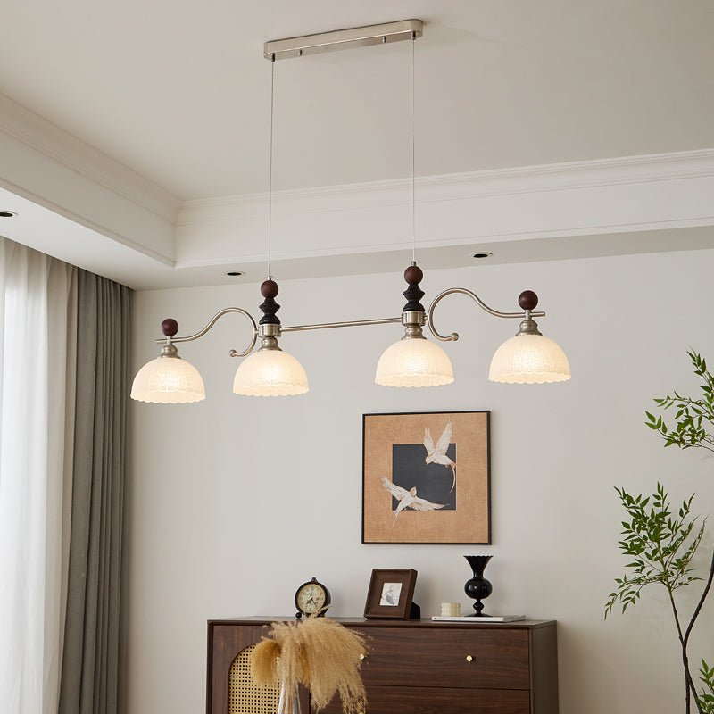 Ivvinisra elegantie Vintage Island Houten hanglamp