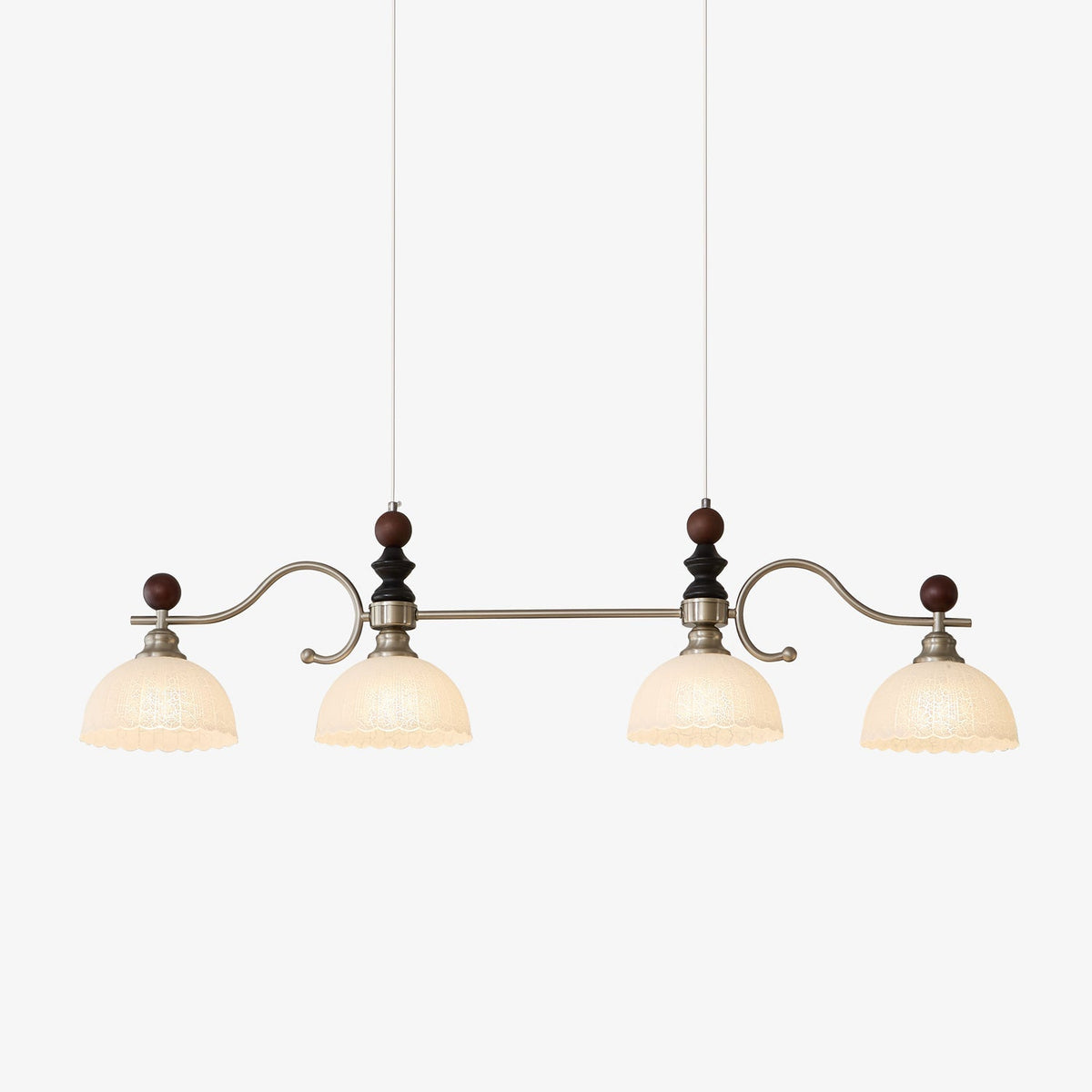 Ivvinisra elegantie Vintage Island Houten hanglamp