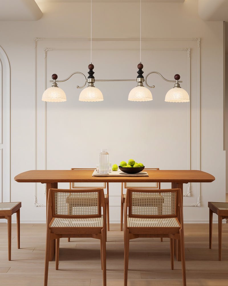Ivvinisra elegantie Vintage Island Houten hanglamp