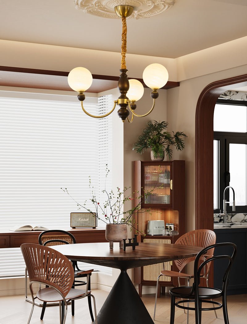 Syvineth Premium Nordic Orbital Houten Kroonluchter