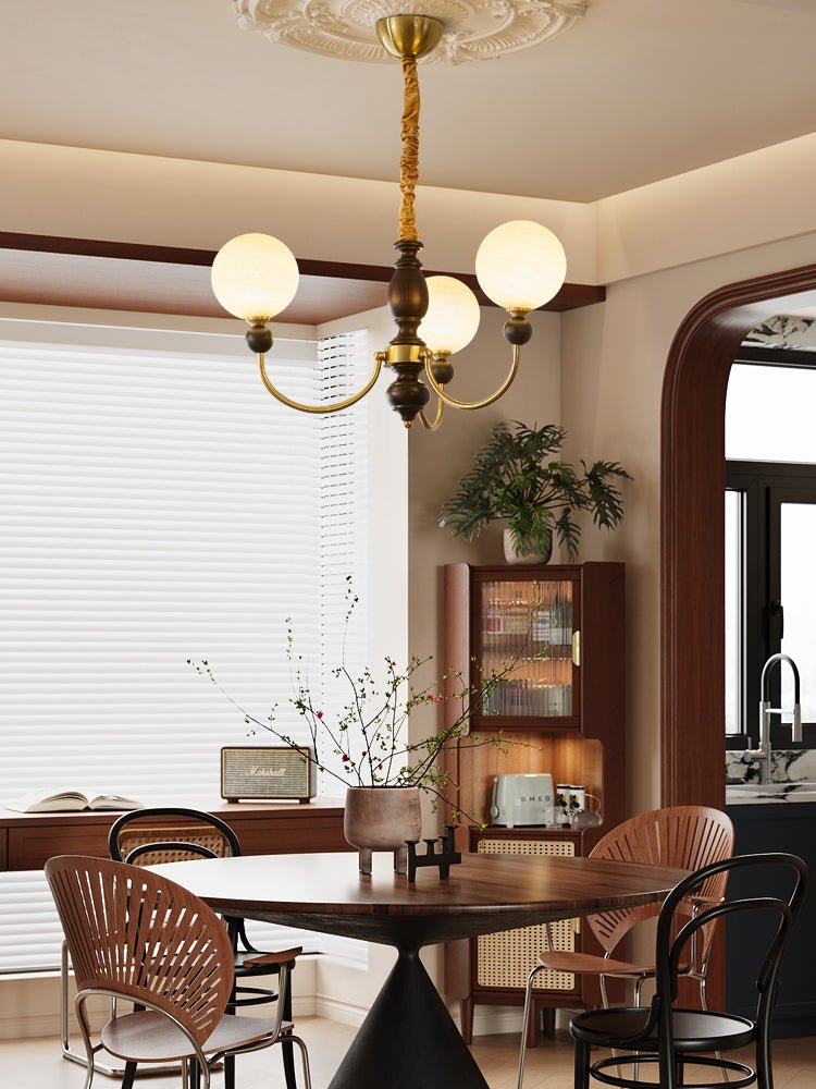 Syvineth Premium Nordic Orbital Houten Kroonluchter