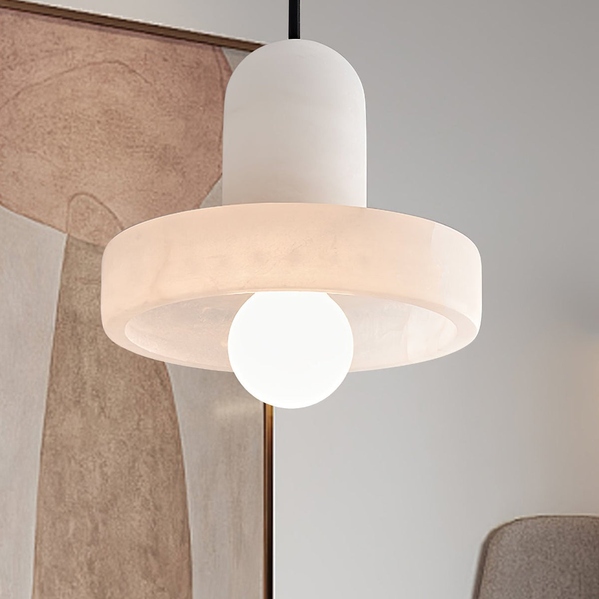 Carrara albasten hanglamp