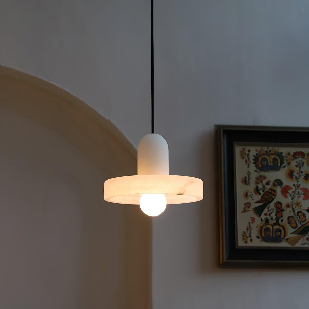 Carrara albasten hanglamp
