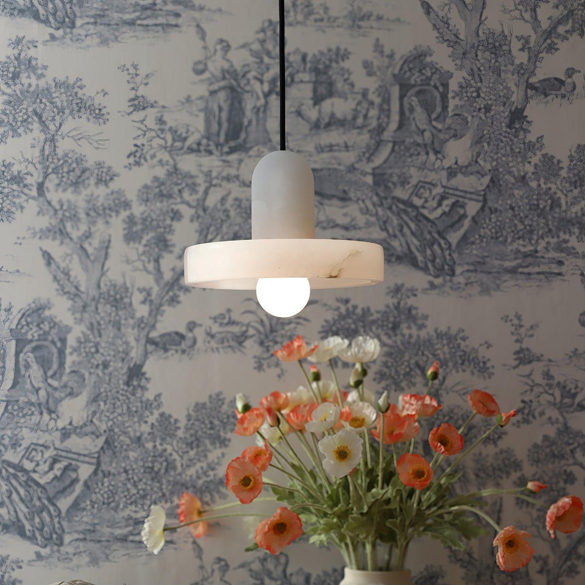 Carrara albasten hanglamp