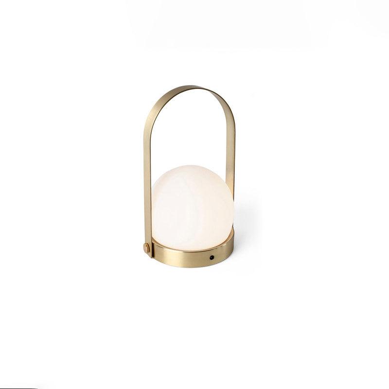 Zenon Minimalistische glazen tafellamp