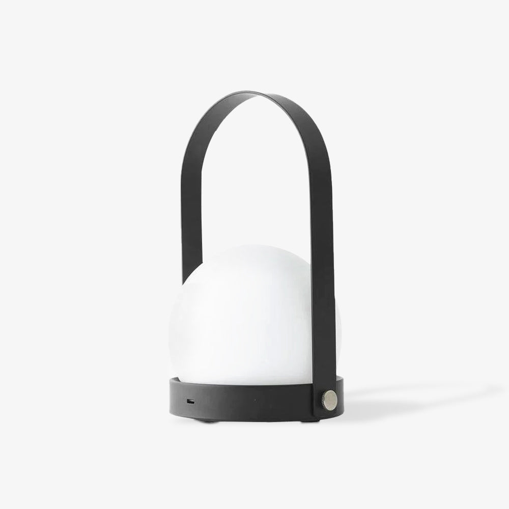 Zenon Minimalistische glazen tafellamp