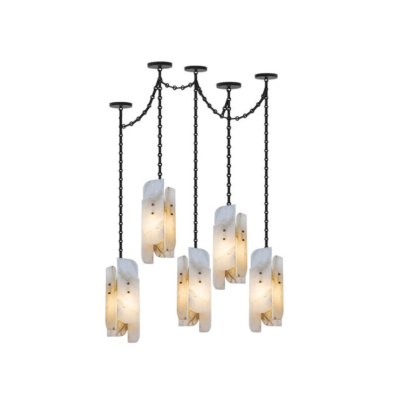 Aurevian Cascading Chain Cluster Kroonluchter