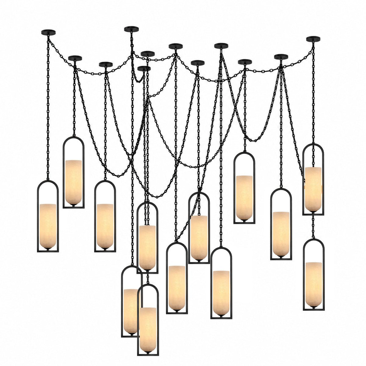 Theron Cascading Chain Lantern Kroonluchter