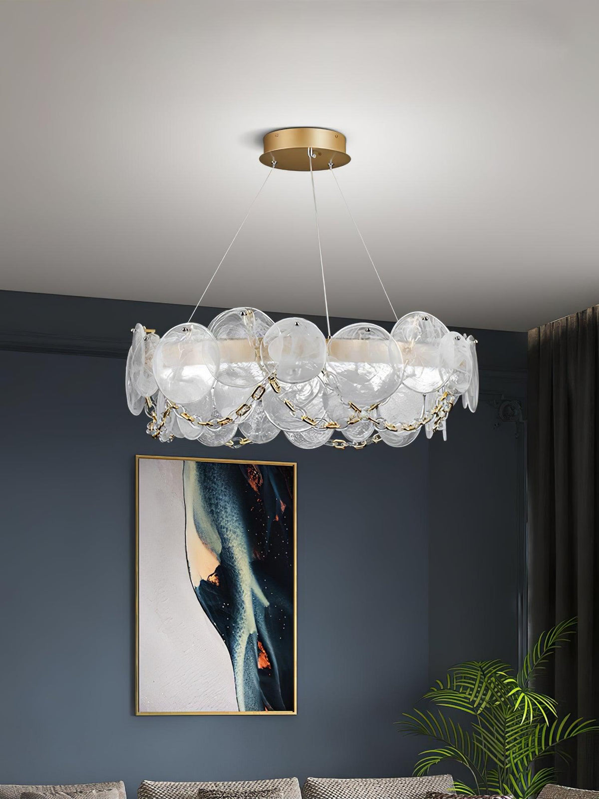 Celinaria luxe glas kroonluchter
