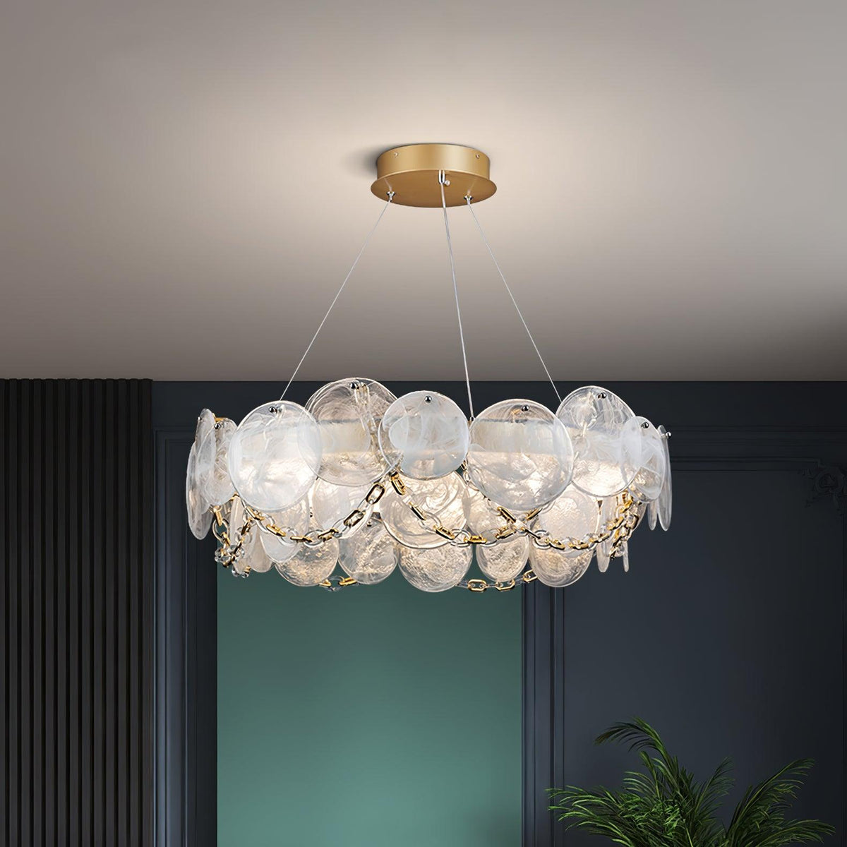 Celinaria luxe glas kroonluchter