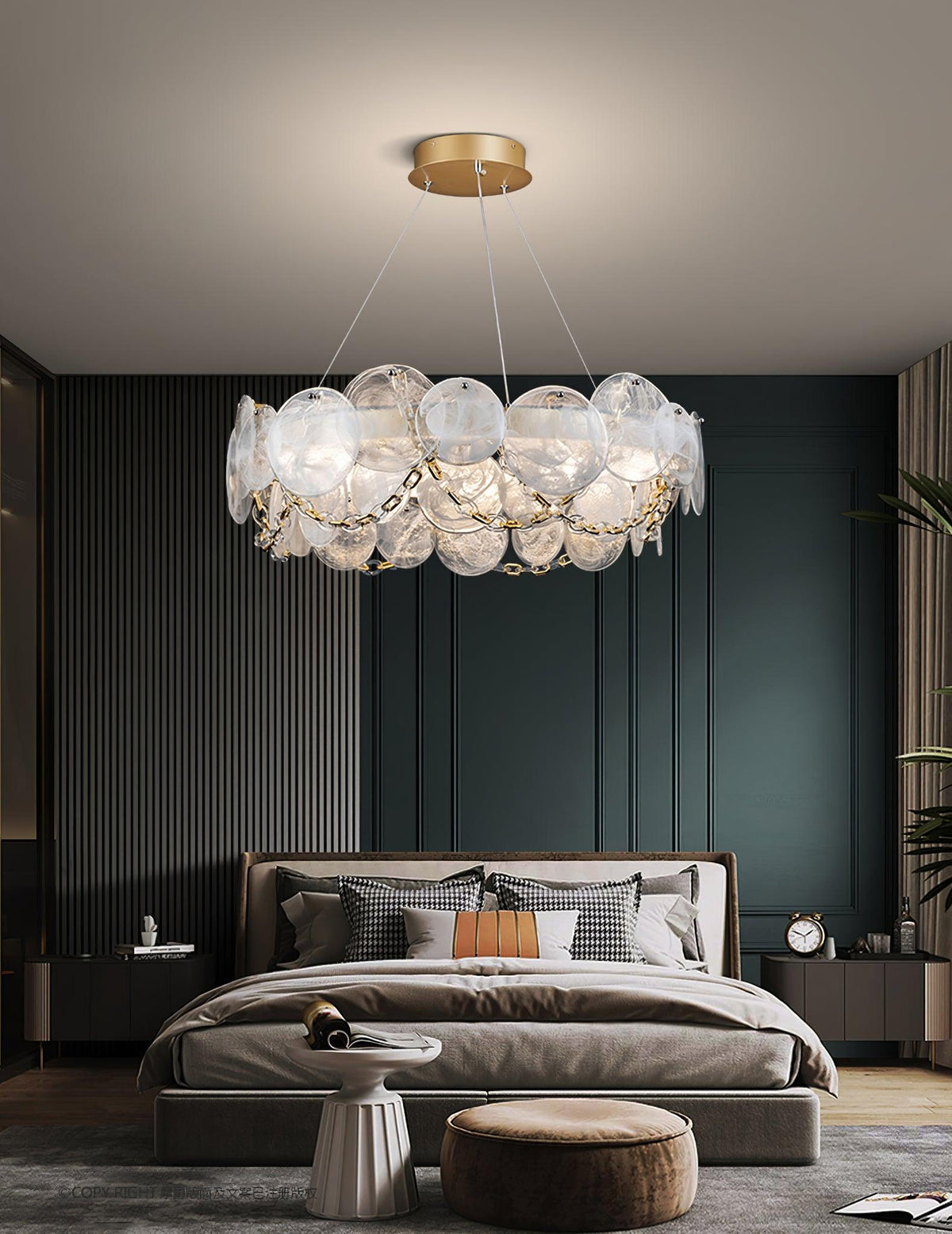 Celinaria luxe glas kroonluchter
