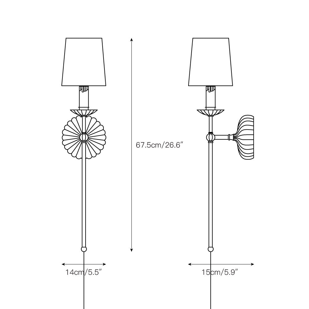 Adeliora wandlamp