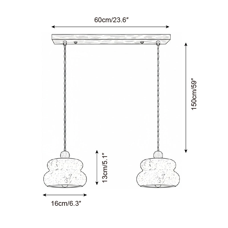 Terienira hanglamp
