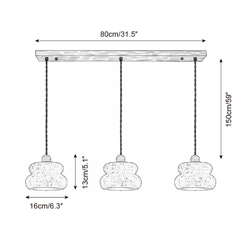 Terienira hanglamp