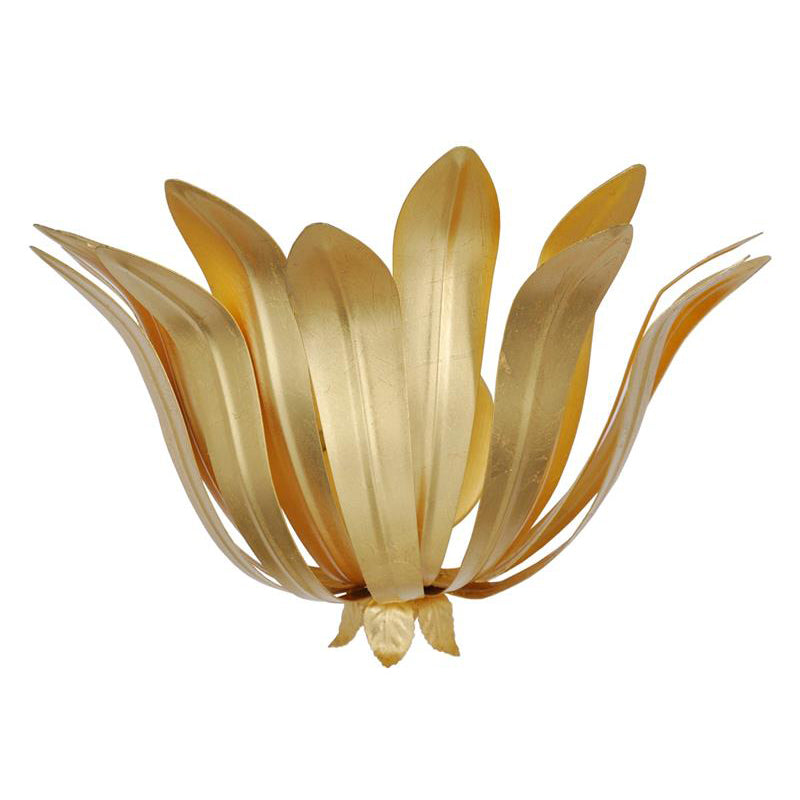 Solivette messing wandlamp