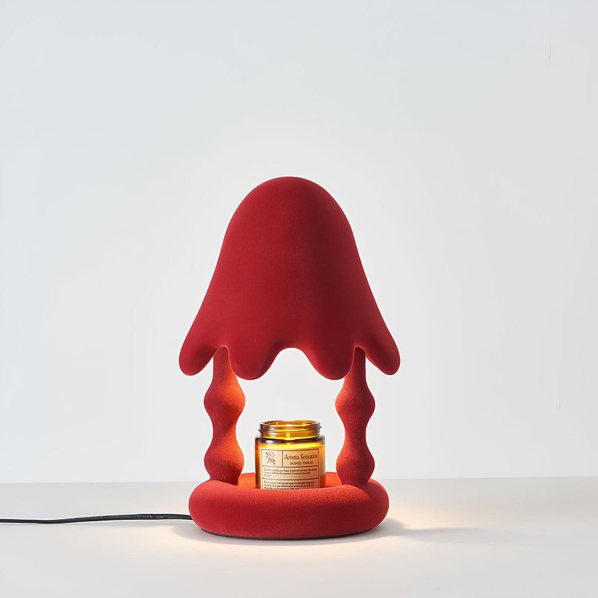 Alcariol abstracte hanglamp met flocking-hars
