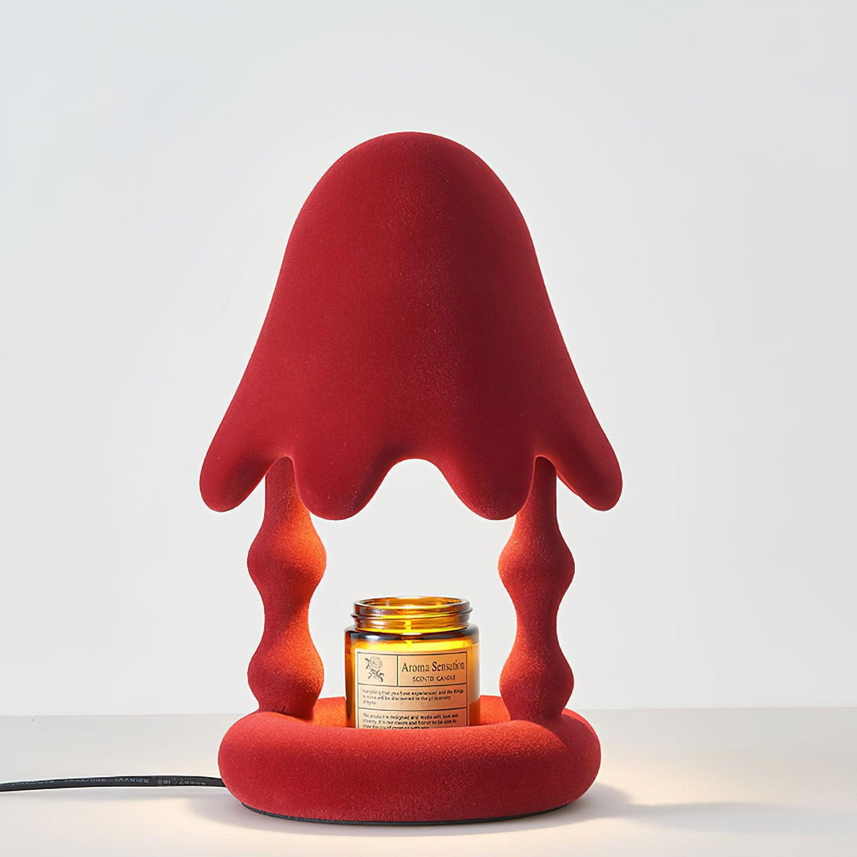 Alcariol abstracte hanglamp met flocking-hars