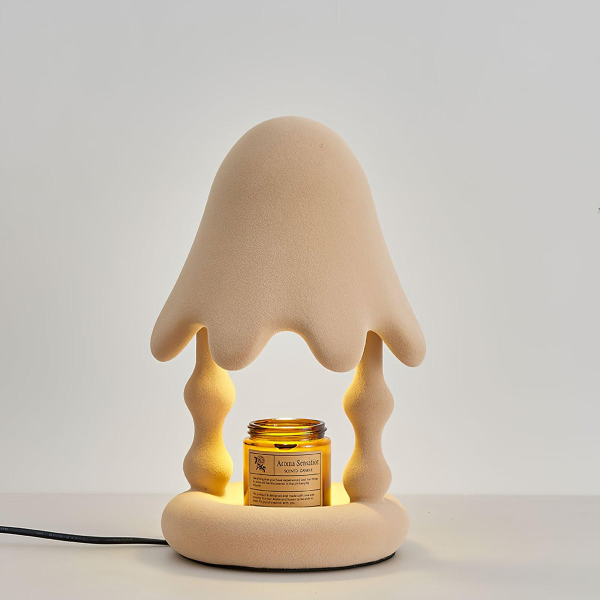Alcariol abstracte hanglamp met flocking-hars