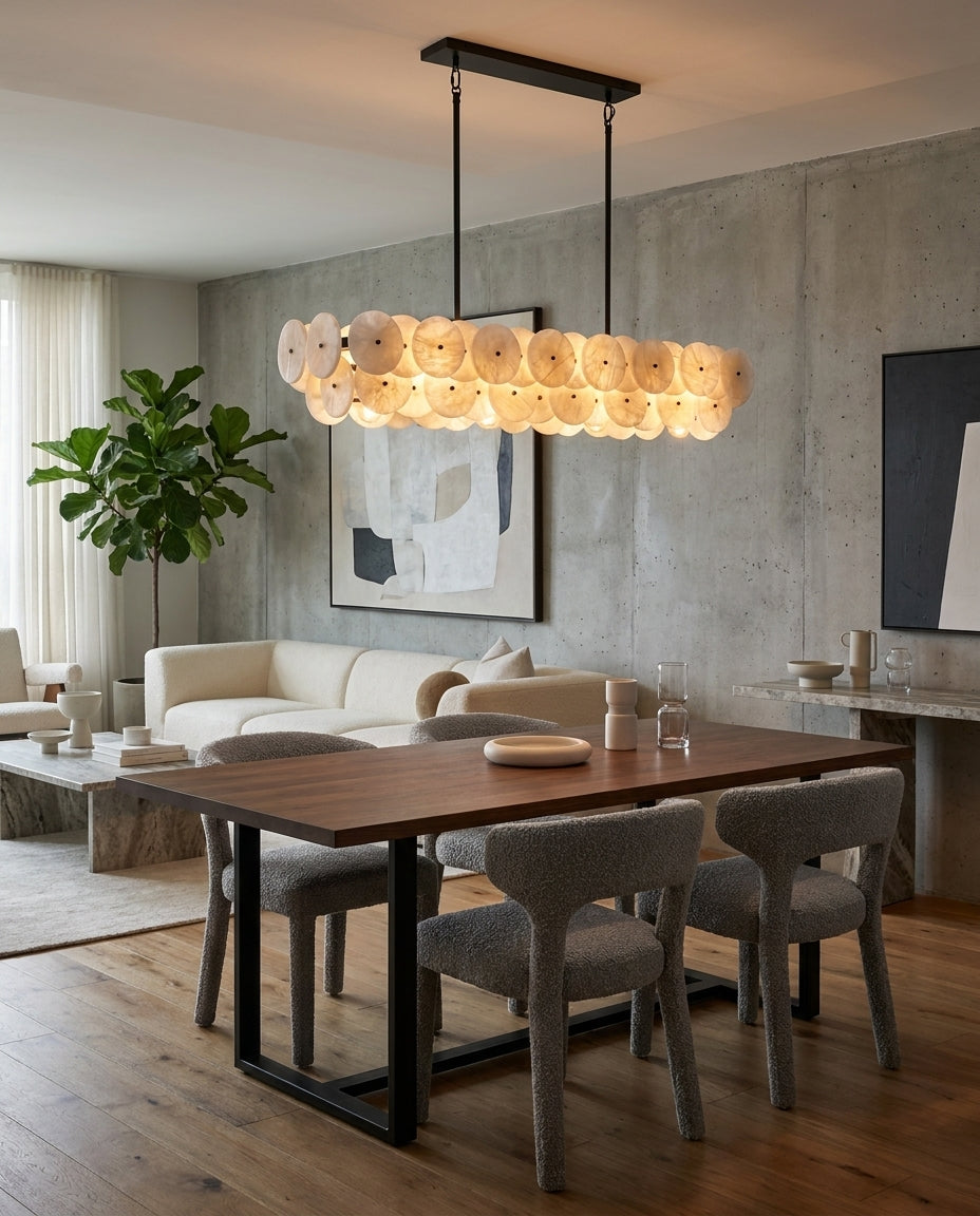 Corvenstone albasten kroonluchter