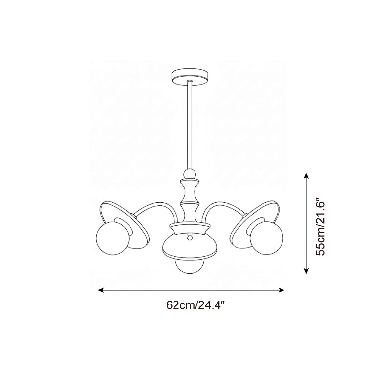Terioira Orbit kroonluchter