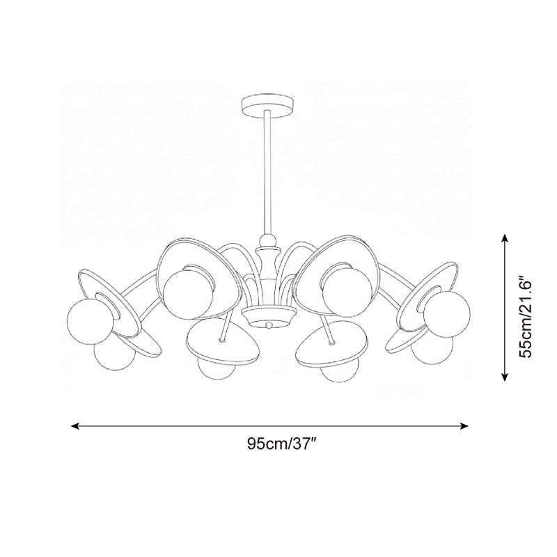 Terioira Orbit kroonluchter