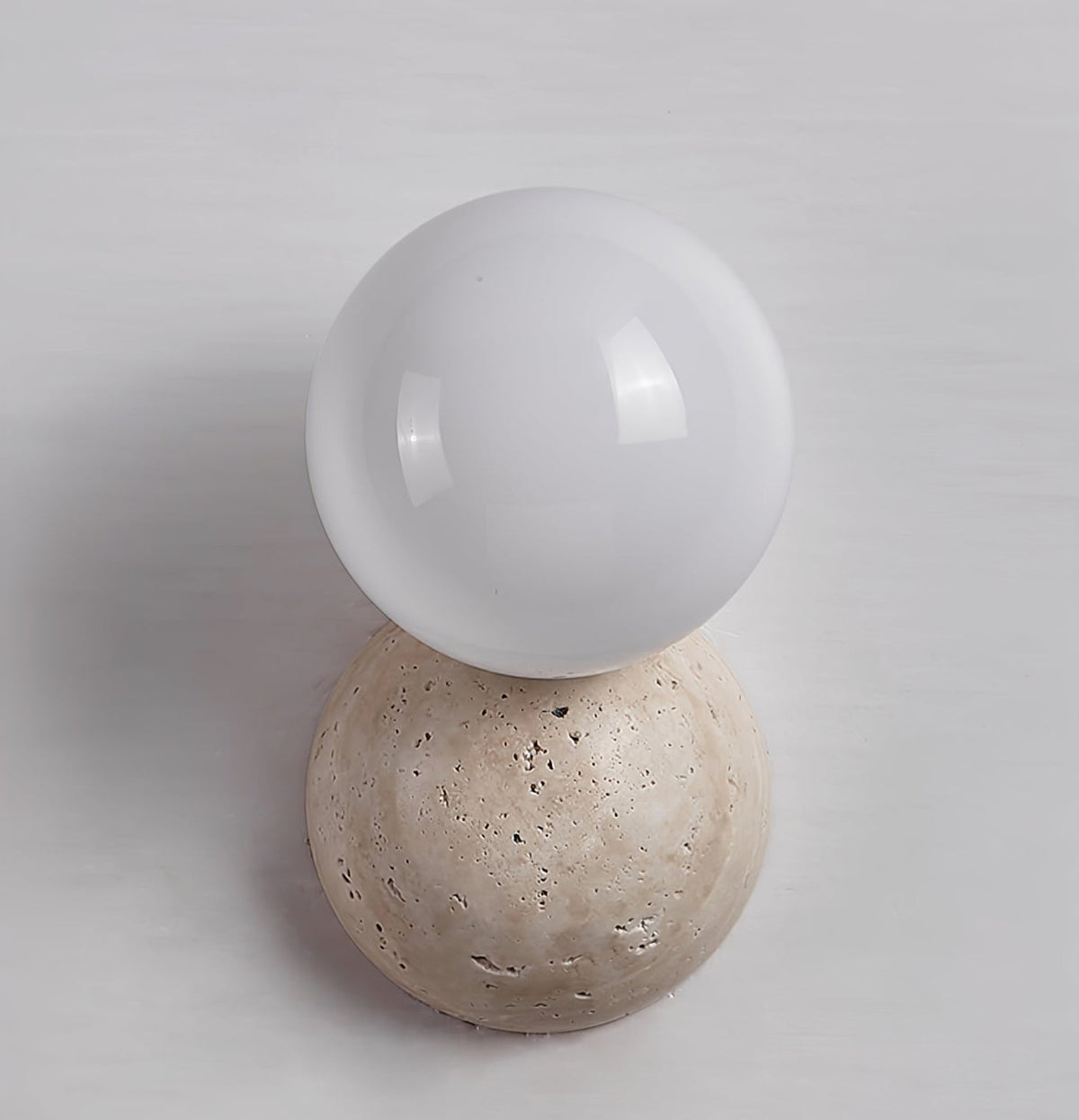 Cethair travertin wandlamp
