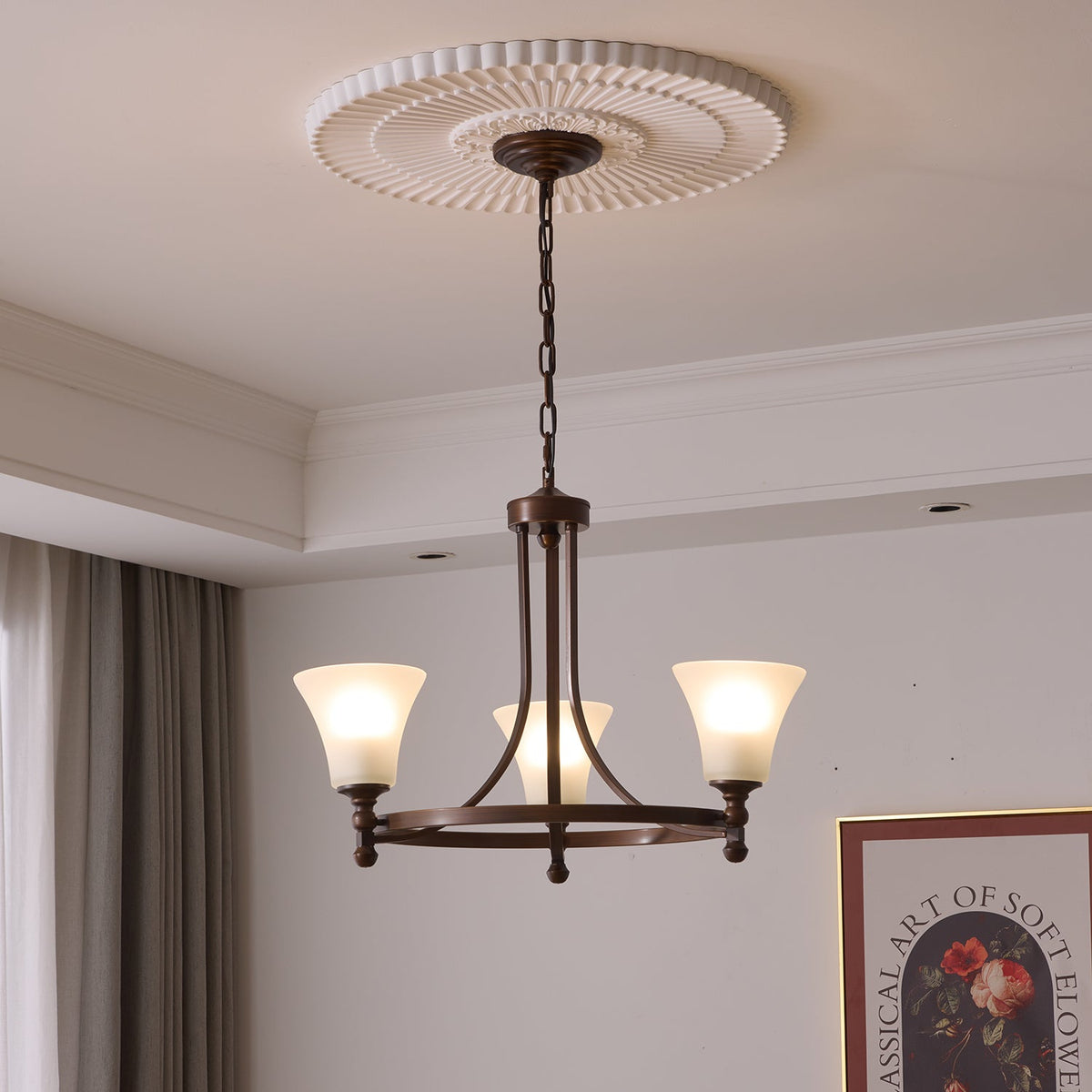 Celestine Traditionele Elegantie Vintage Glow Kroonluchter