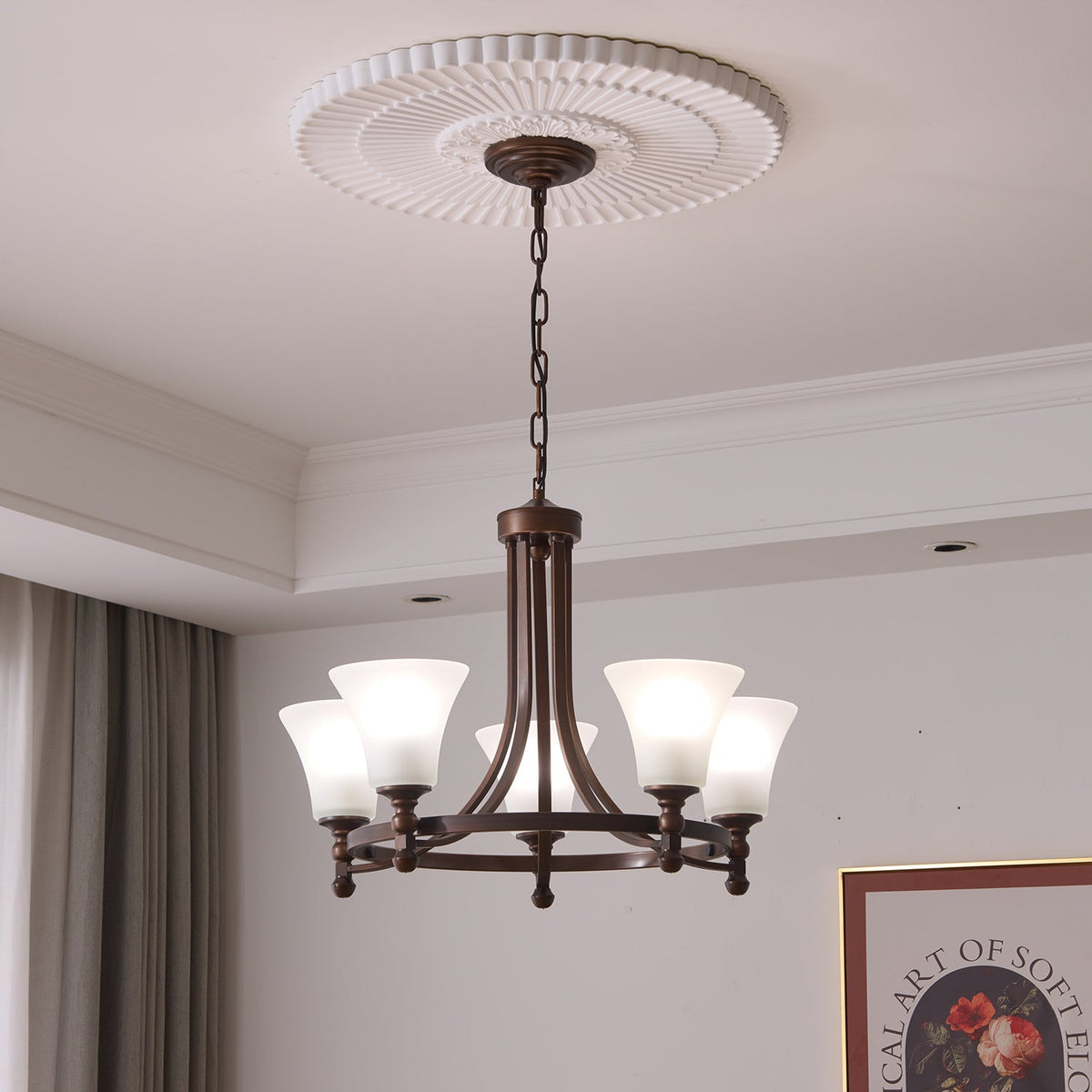 Celestine Traditionele Elegantie Vintage Glow Kroonluchter