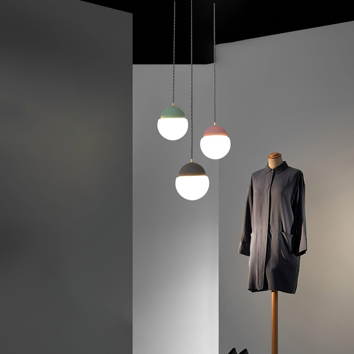 Ilraearis hanglamp met glas