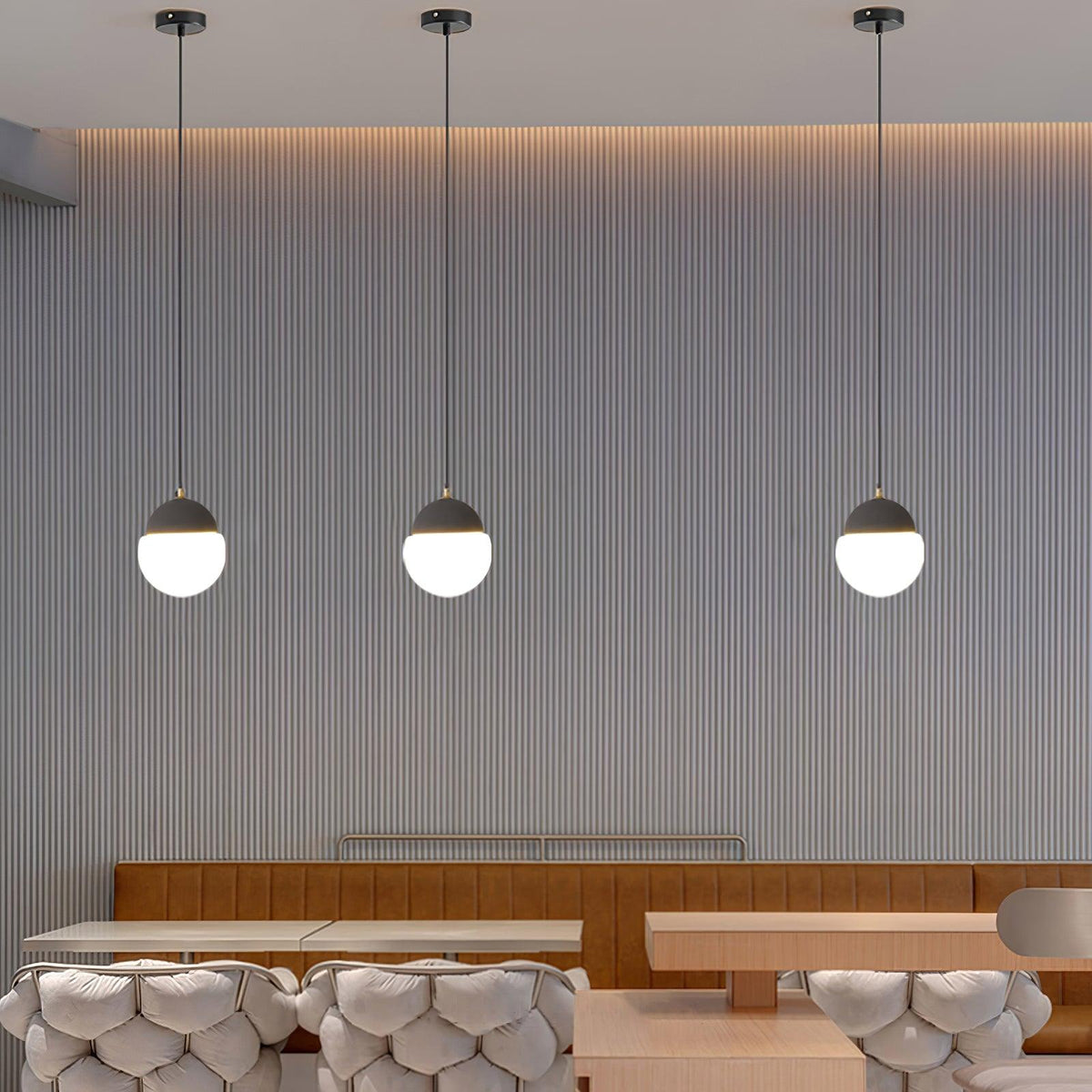 Ilraearis hanglamp met glas