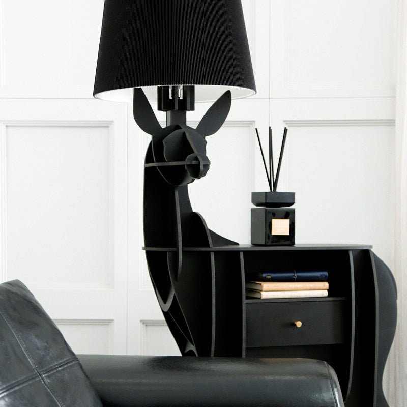 Cervus vloerlamp met diepe kap