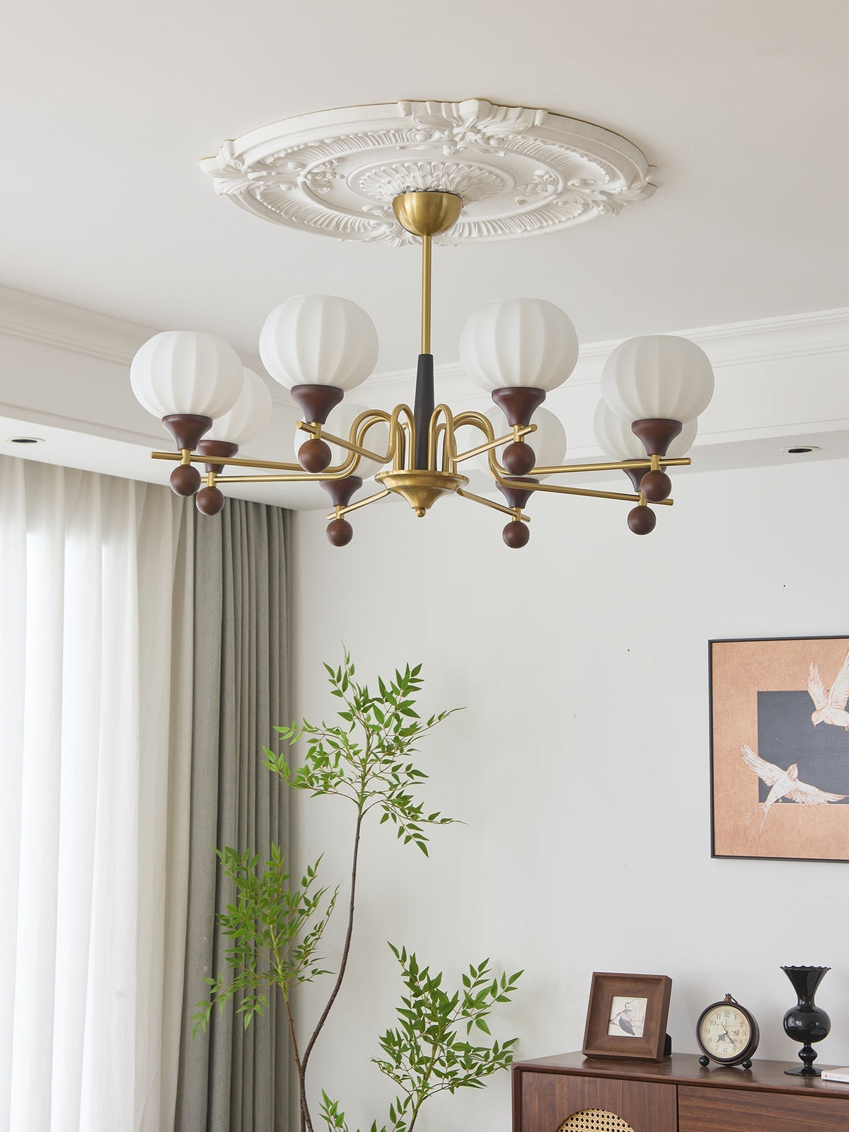 Anorionis traditionele premium houten kroonluchter
