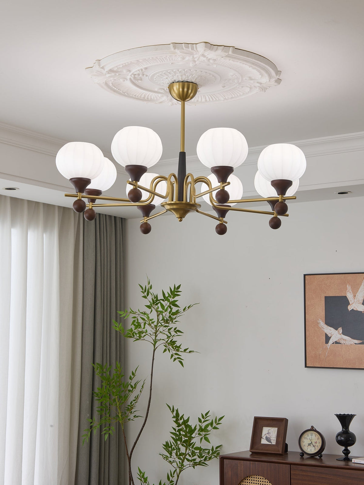 Anorionis traditionele premium houten kroonluchter