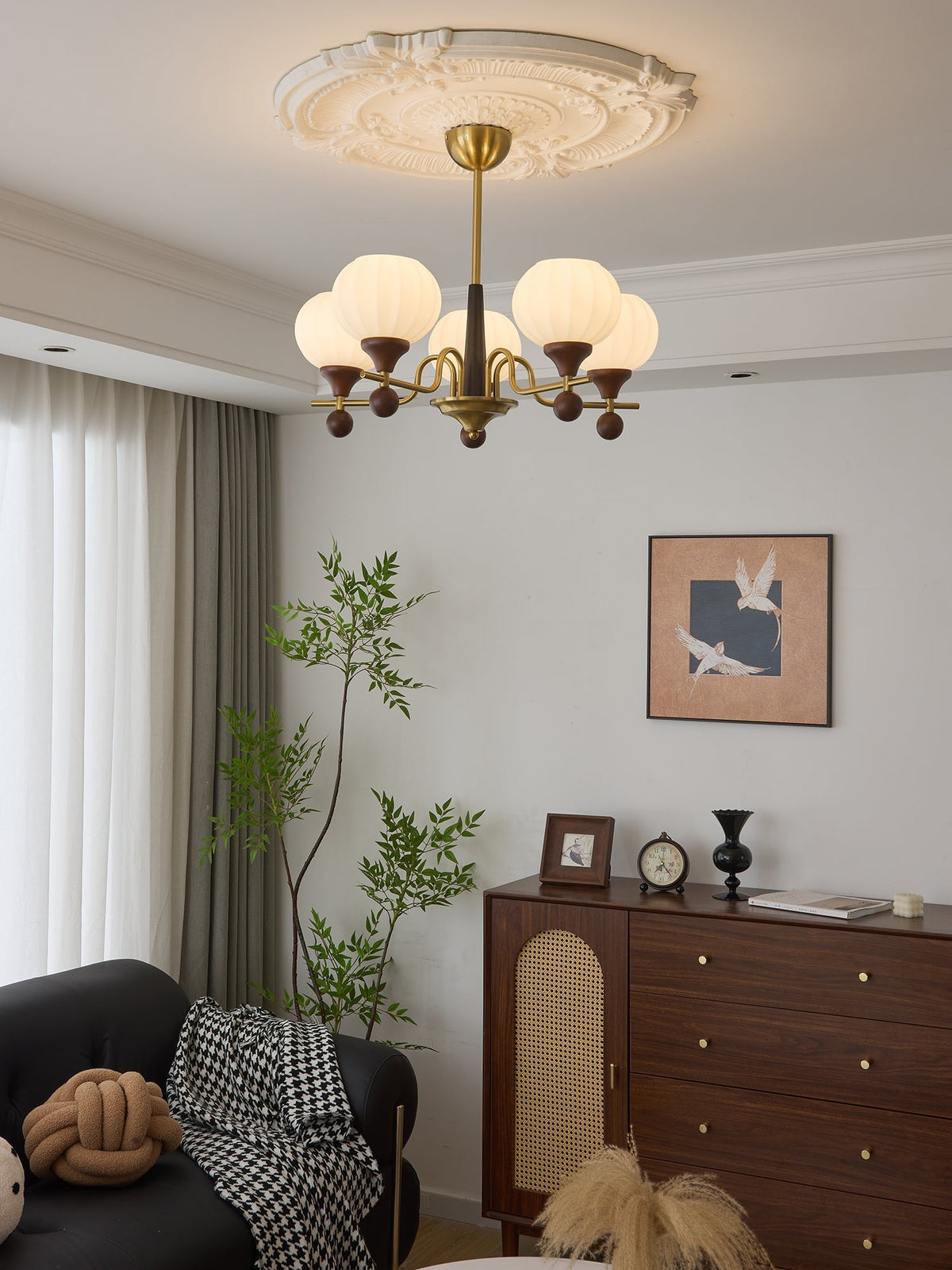 Anorionis traditionele premium houten kroonluchter