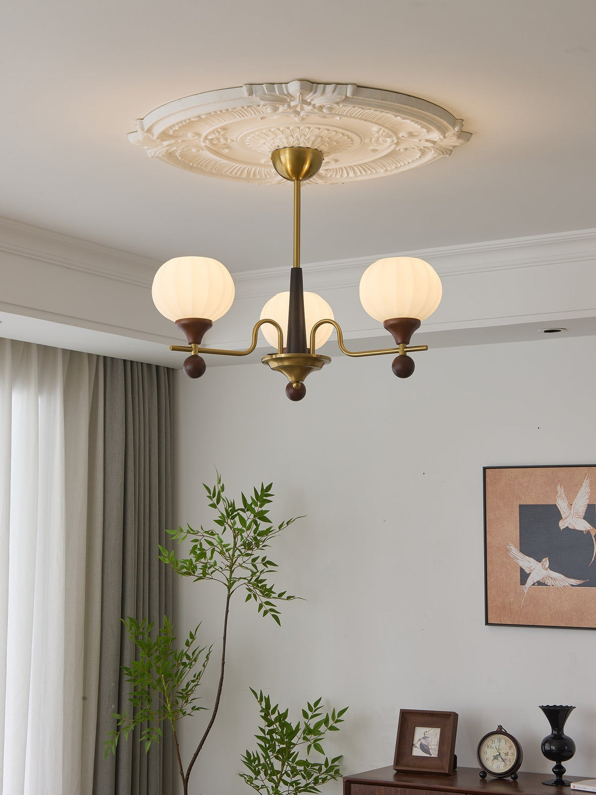 Anorionis traditionele premium houten kroonluchter