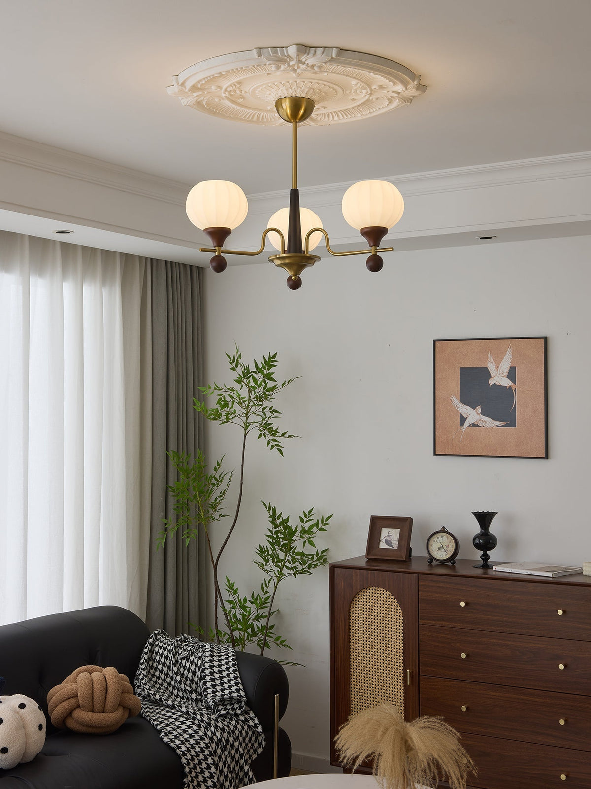 Anorionis traditionele premium houten kroonluchter