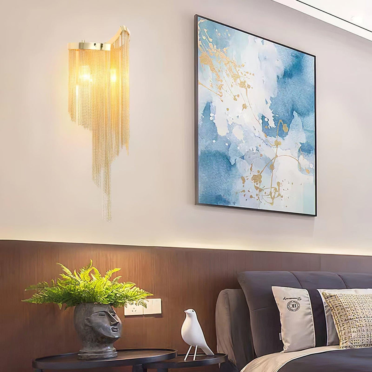 Zeveliel wandlamp