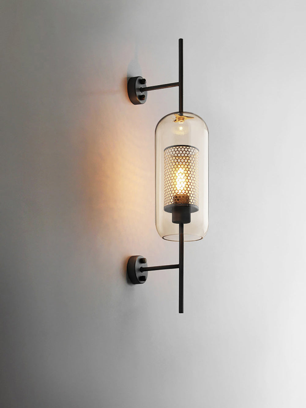 Peta Premium Noords Kunstzinnig Glas Wandlamp